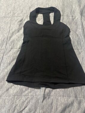 Black Lululemon Tank Top Size 4